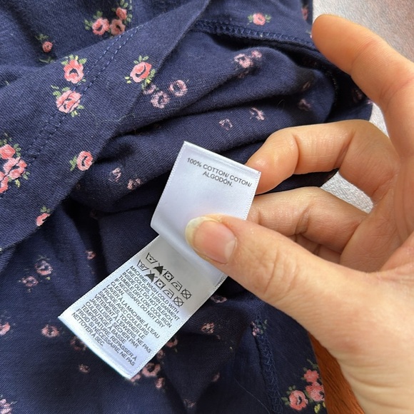 Lucky Brand Women’s Long Sleeve Floral and Lace Peasant Style Blouse Small - Picture 6 of 6